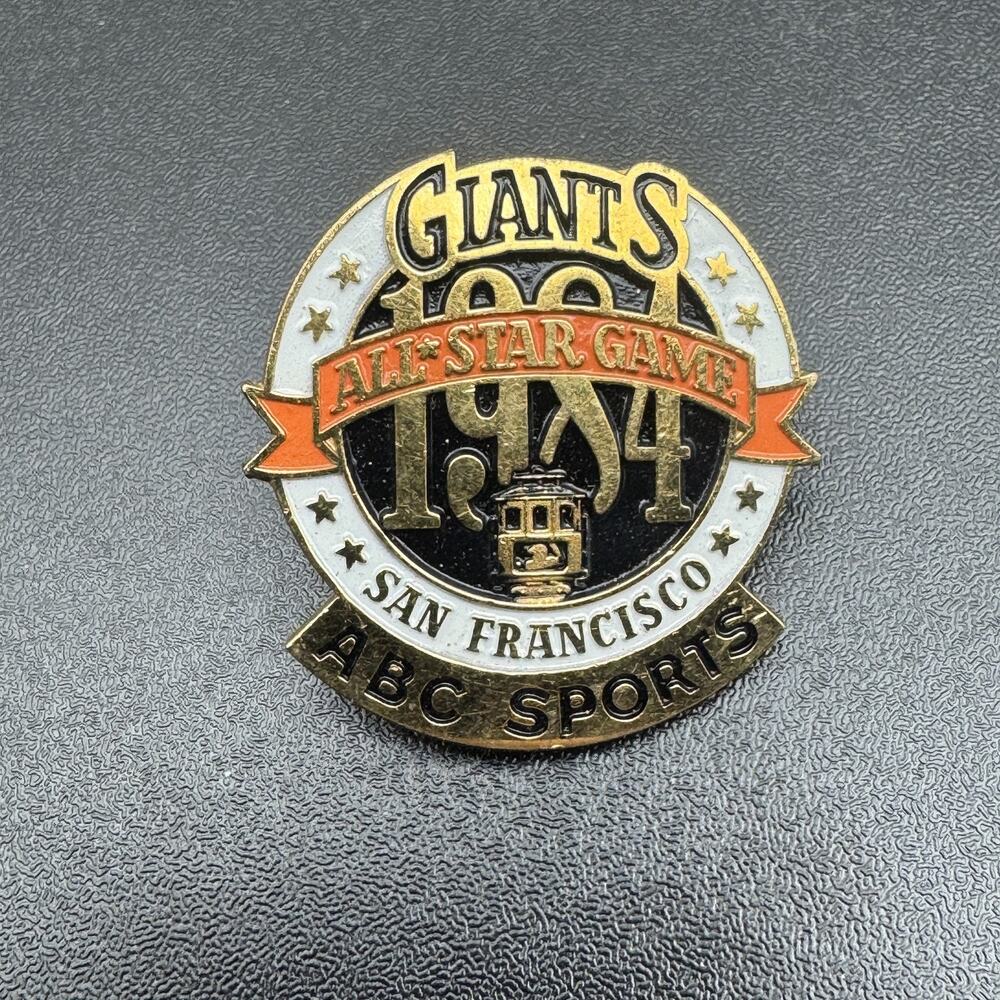 Vintage 1994 MLB All-Star Game Pin San Francisco Giants ABC Sports Baseball Memo